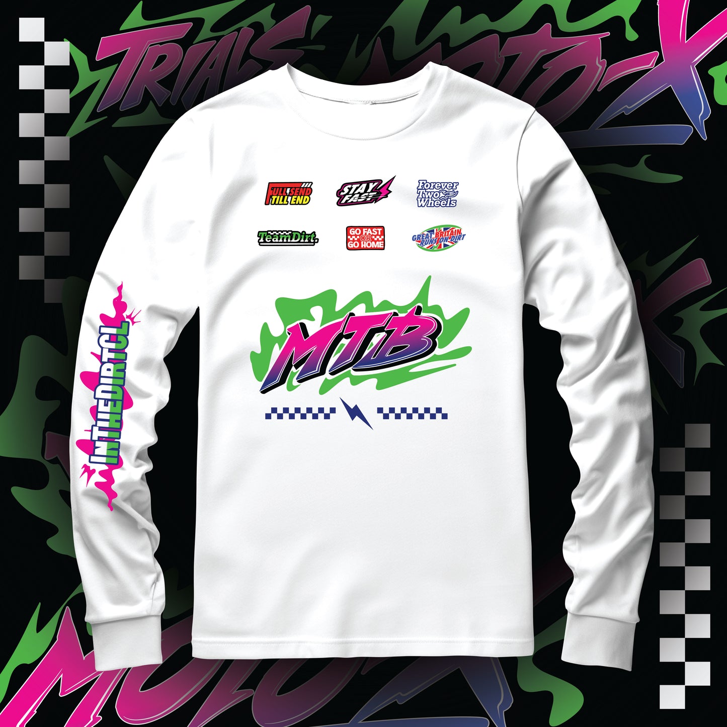 Retro rides 90s logo tee