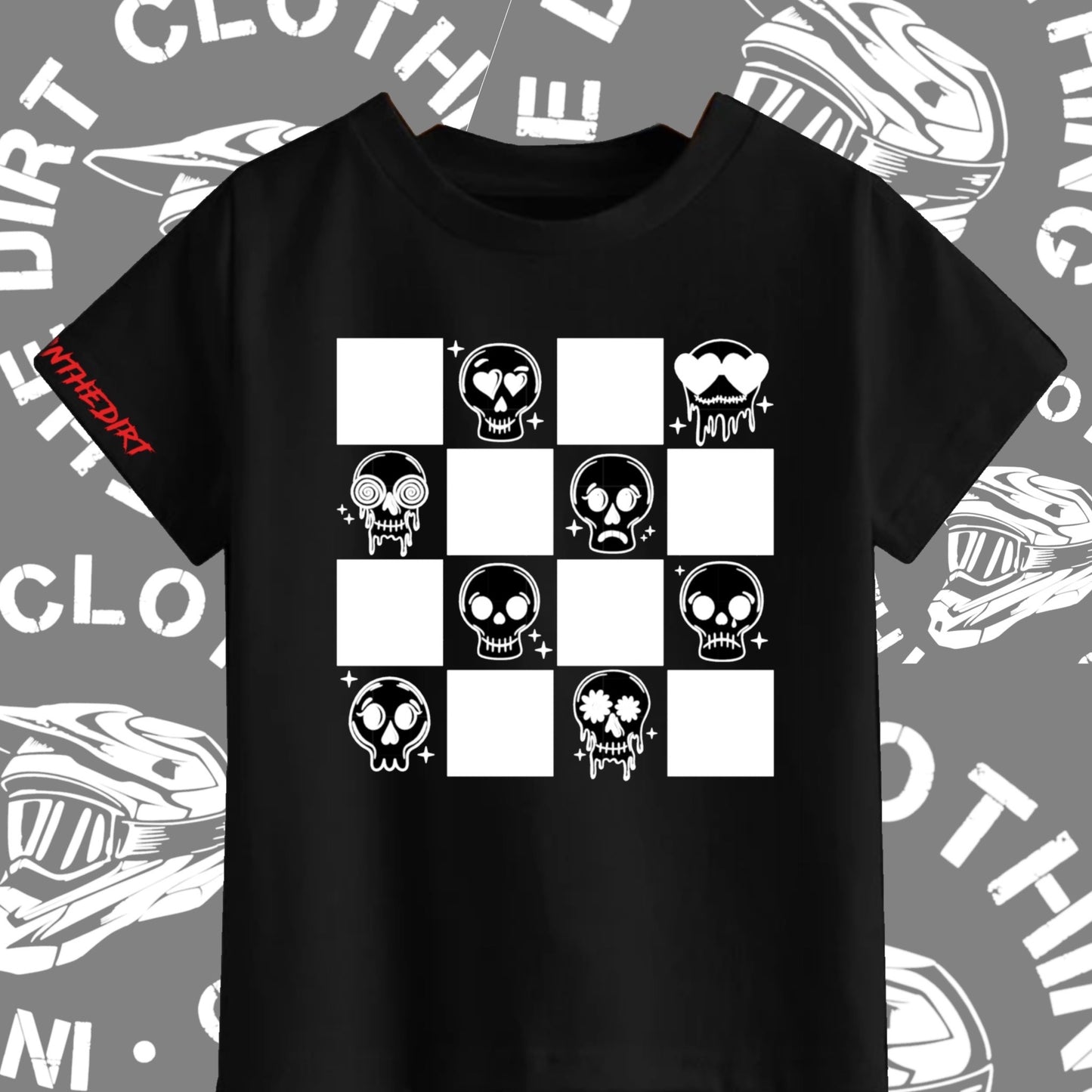 Dead checkered print