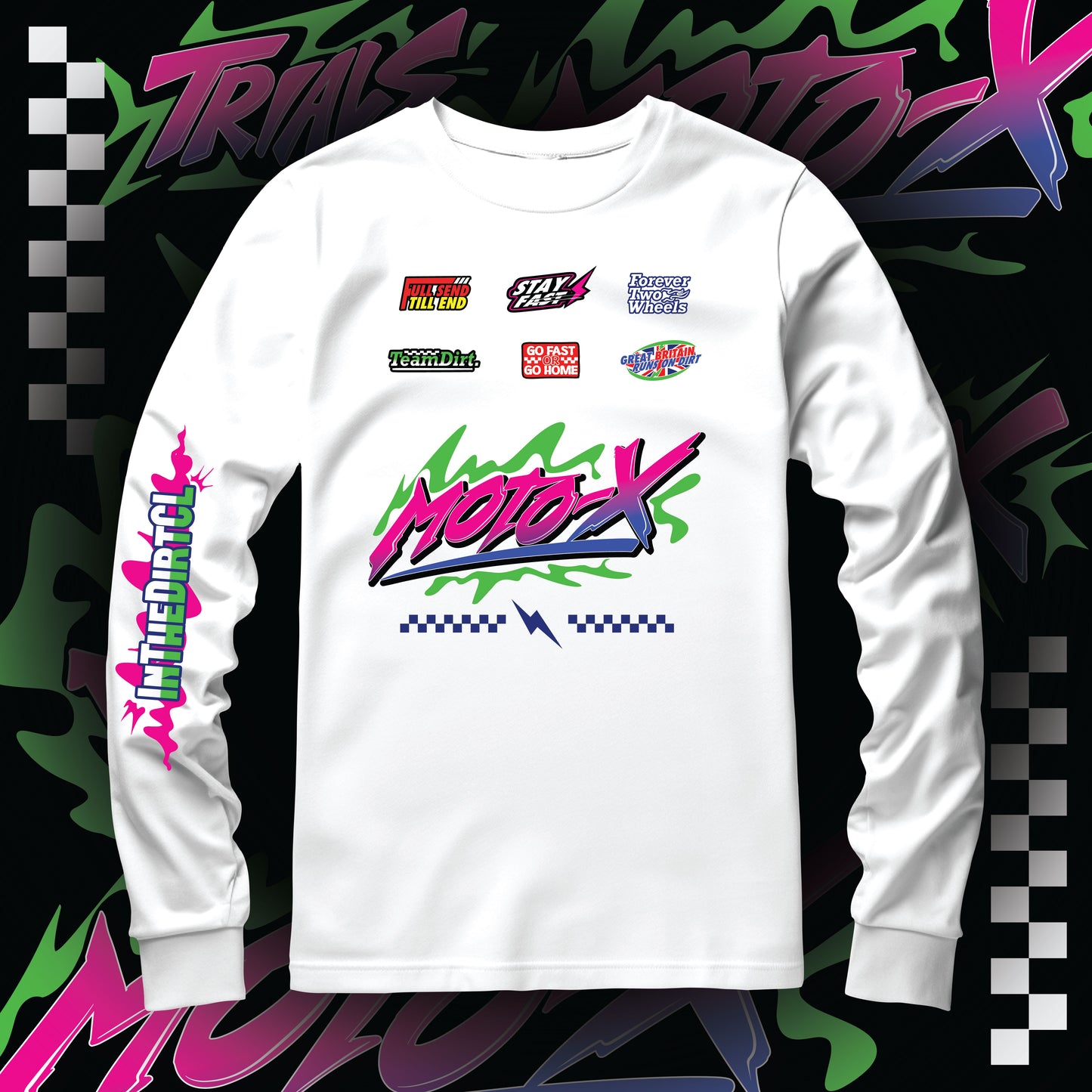 Retro rides 90s logo tee