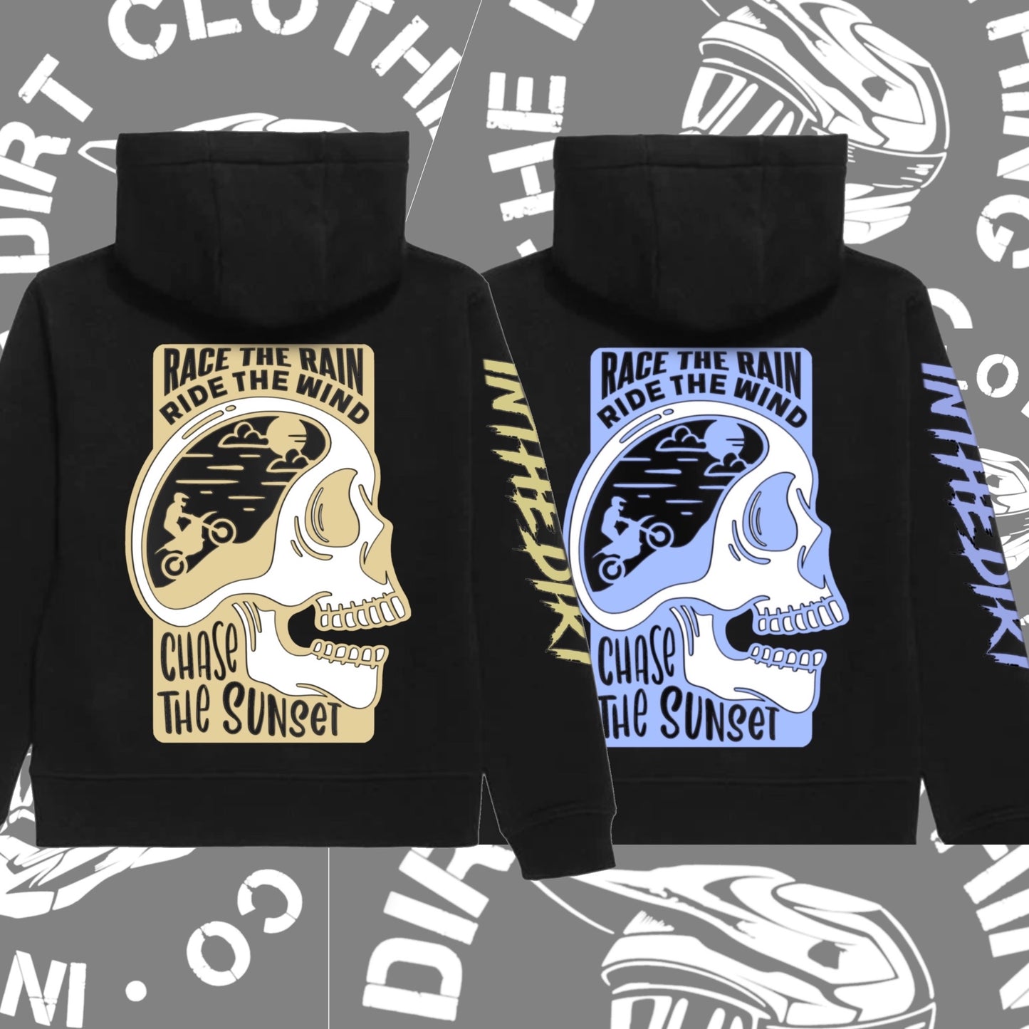 Race the rain pastel print (any bike)