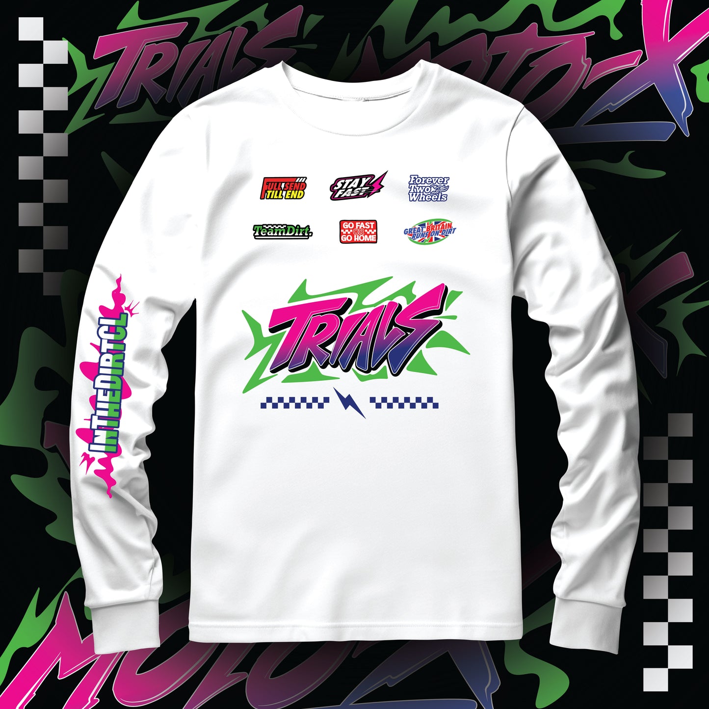 Retro rides 90s logo tee