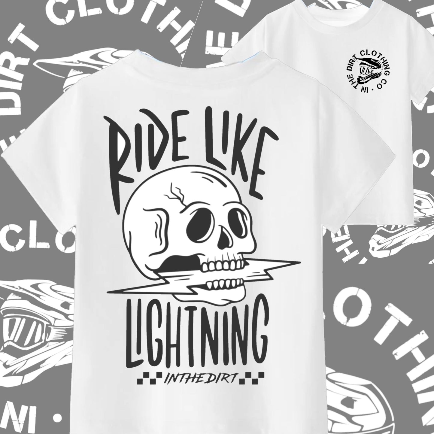 Ride like lightning print
