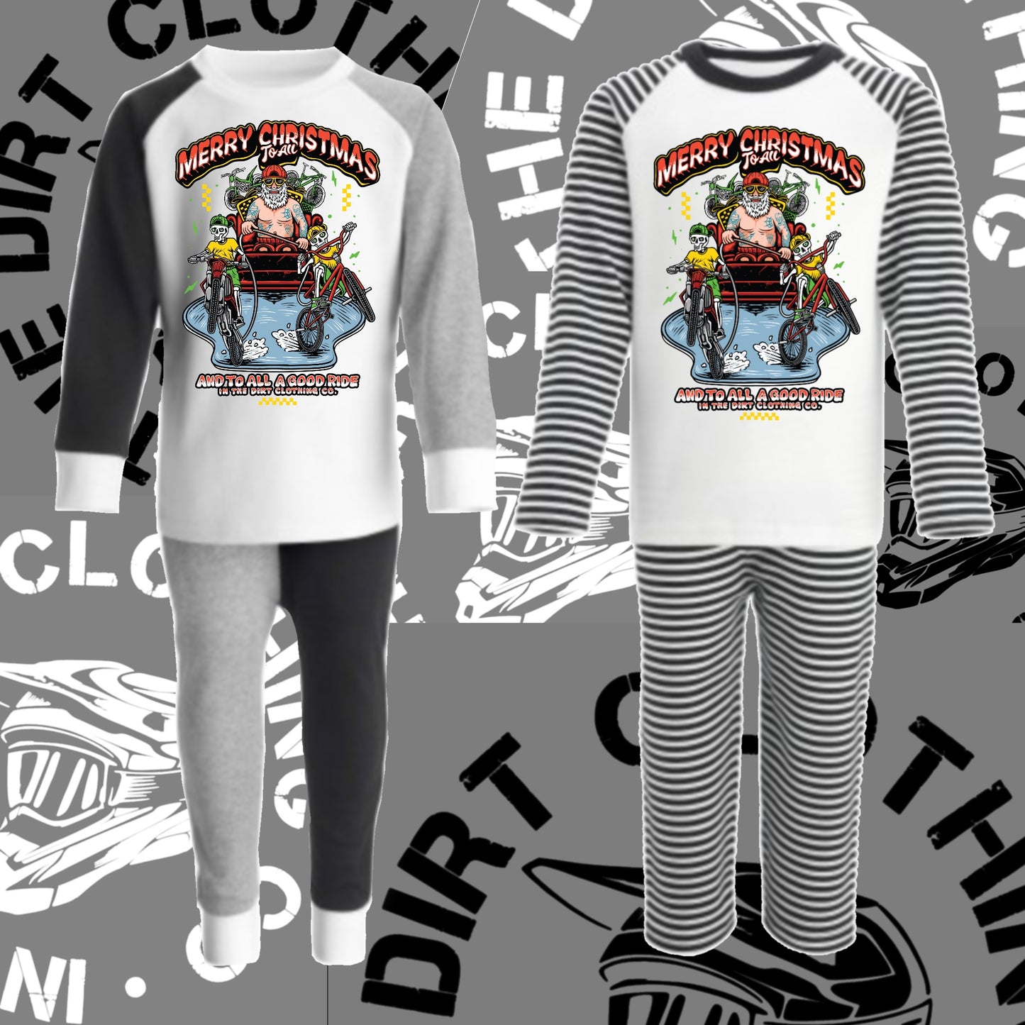 Shreddin Santa pyjamas