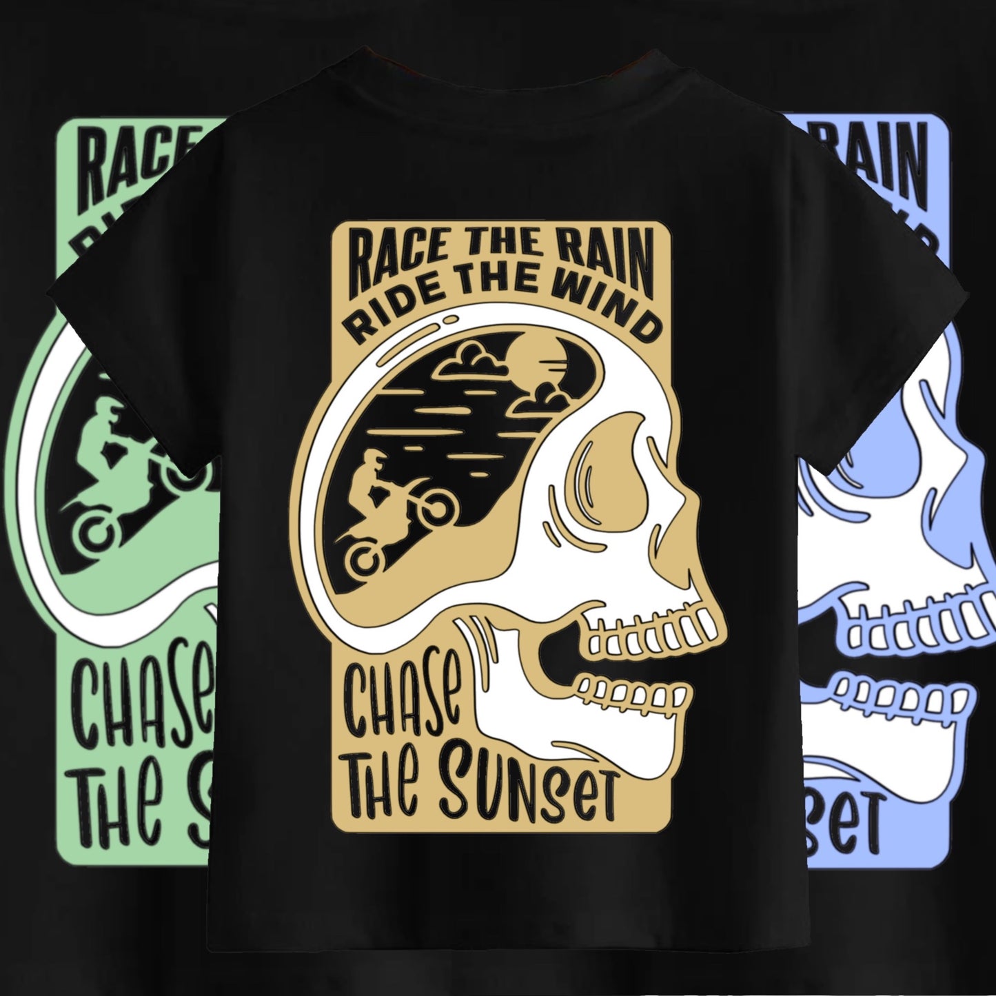 Race the rain pastel print (any bike)