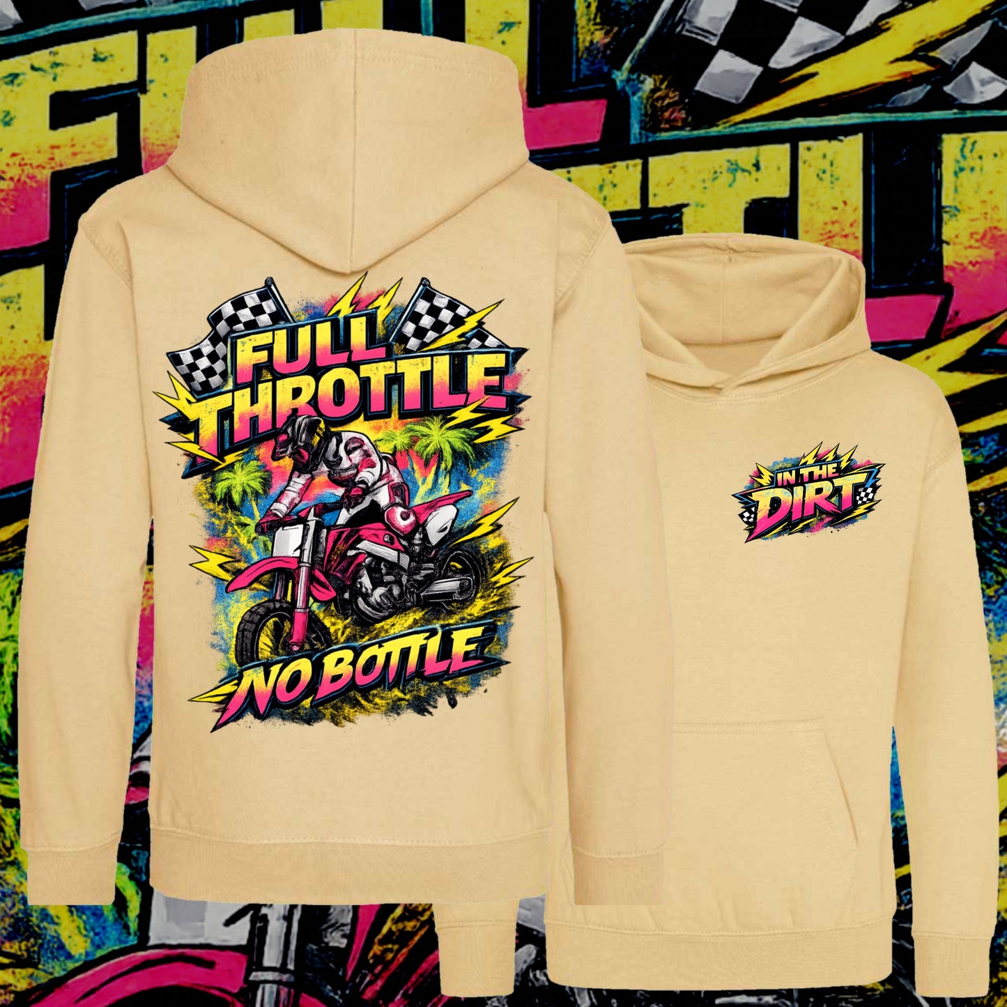 Full throttle stone hoodie