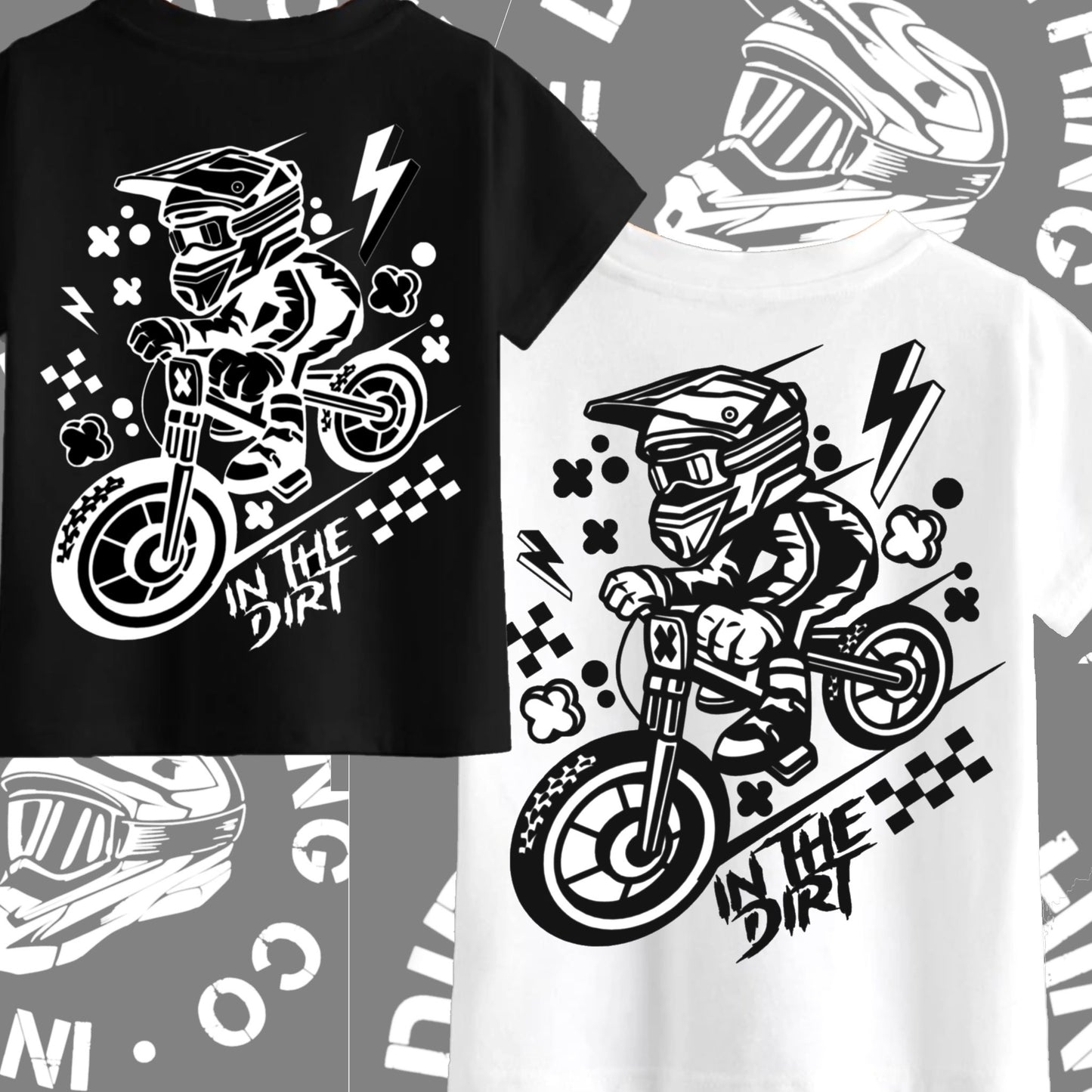 Bike mad Bandit print