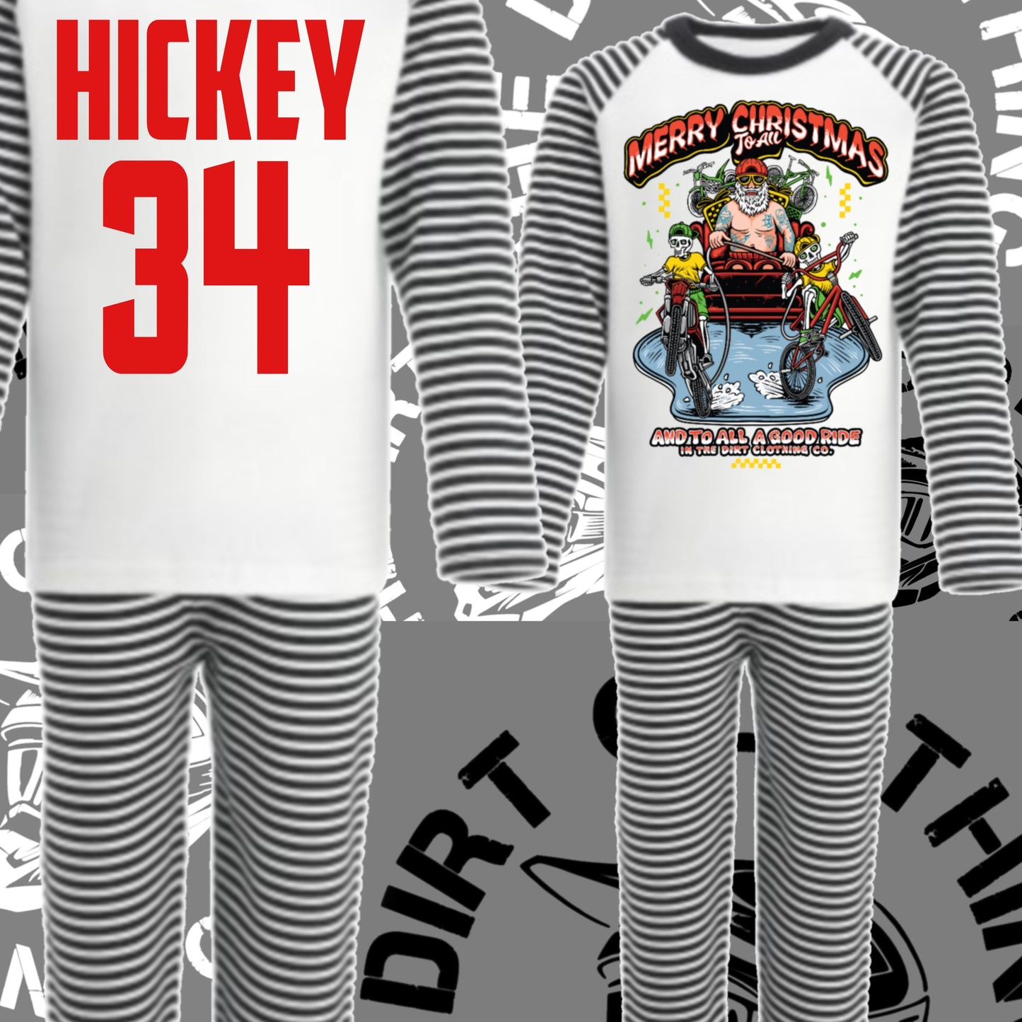 Shreddin Santa pyjamas