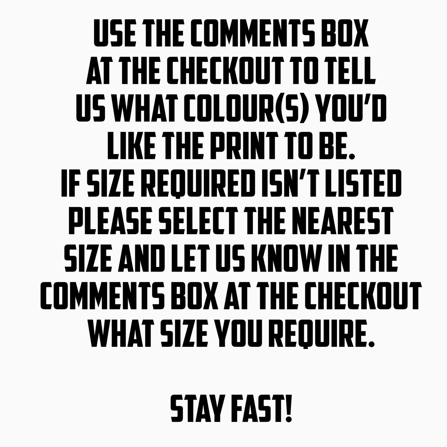 Stay fast Frenchie print