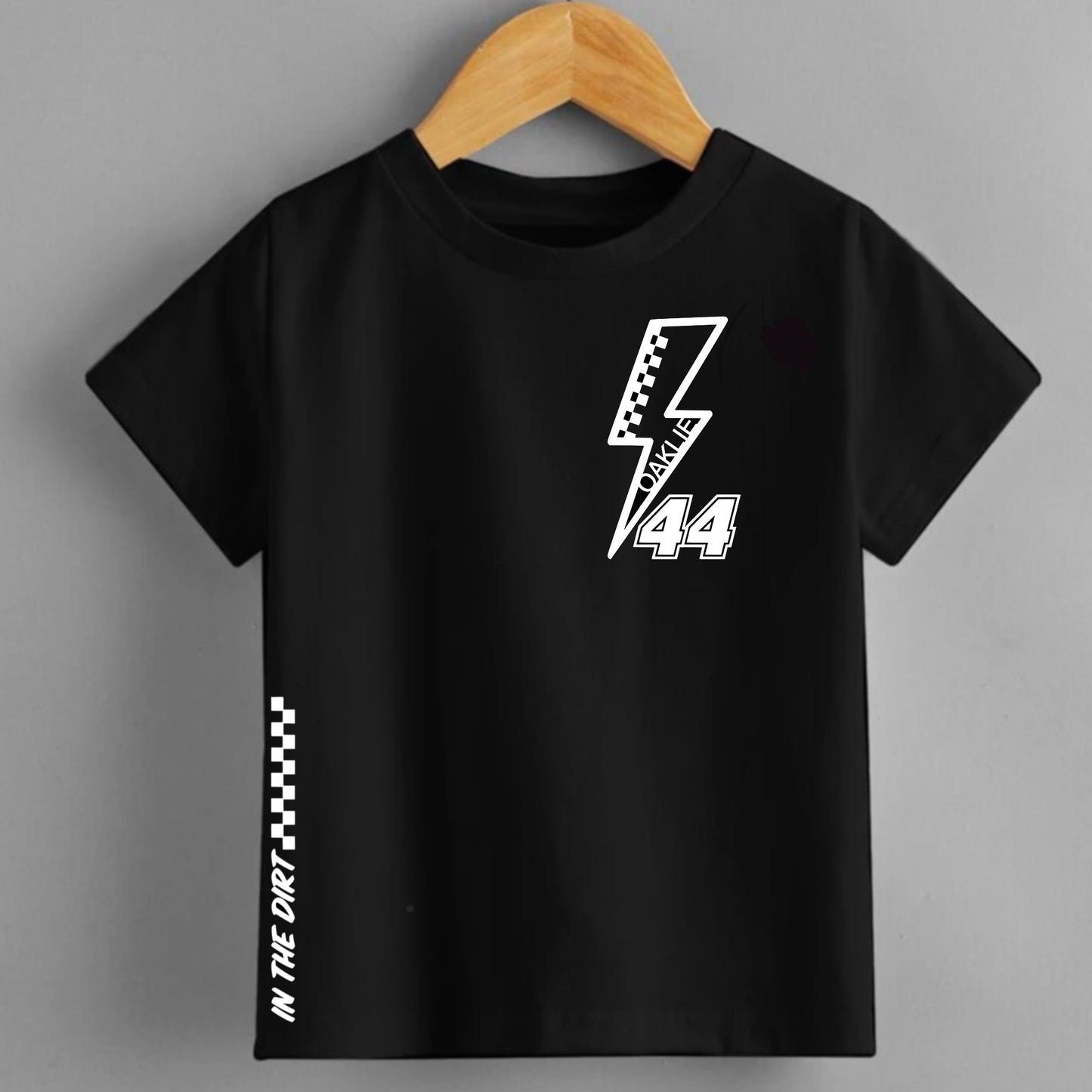 Custom lightning bolt tee