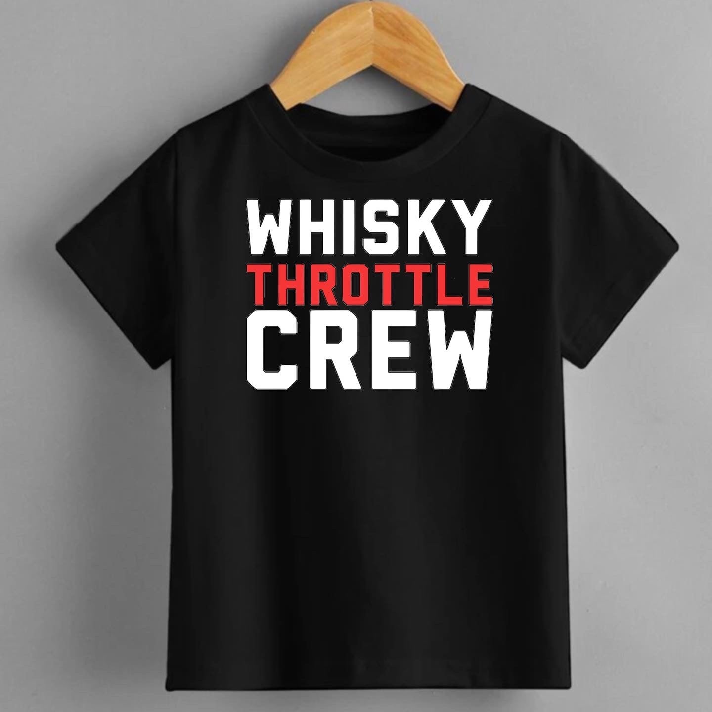 Whisky throttle crew tee