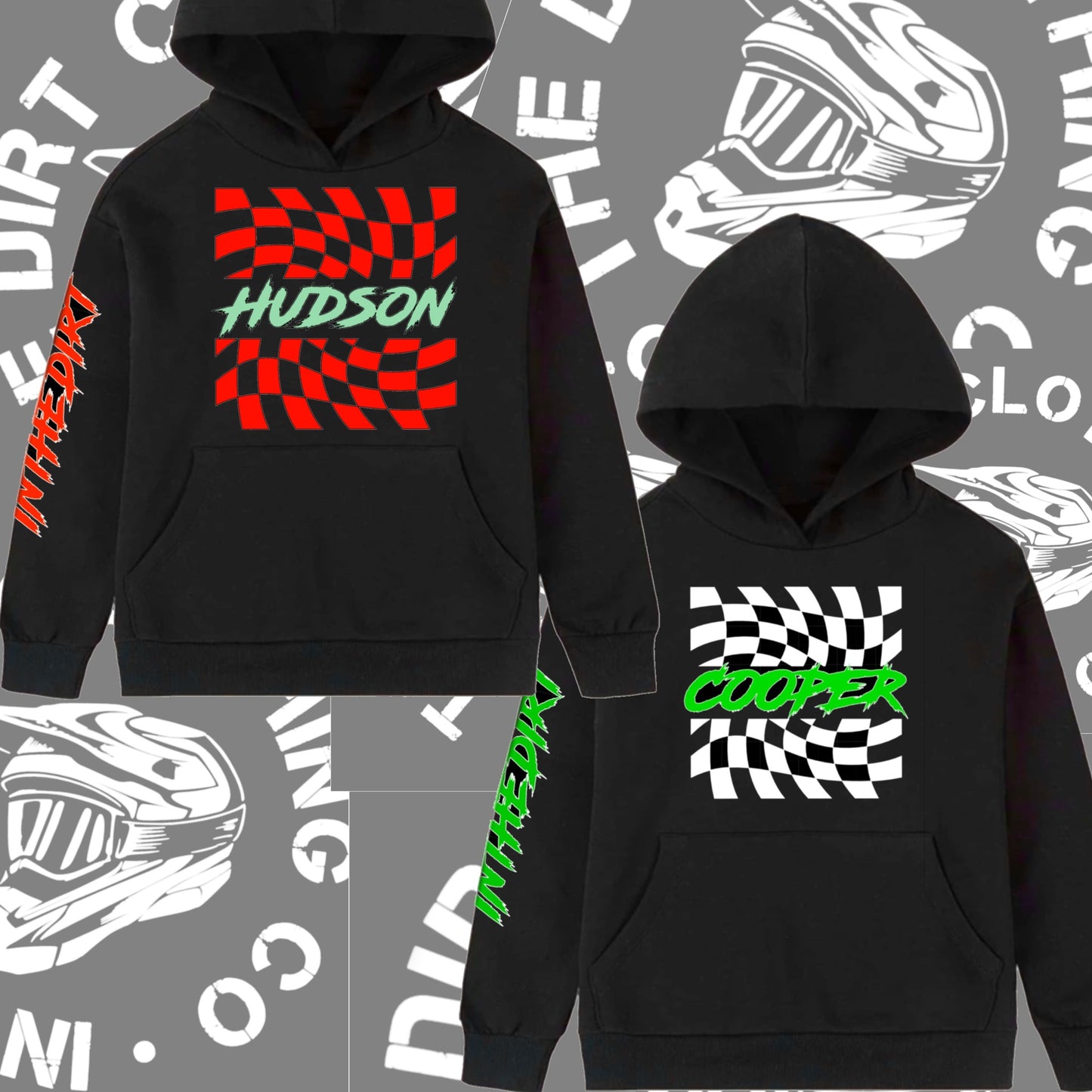 Checkerboard name print