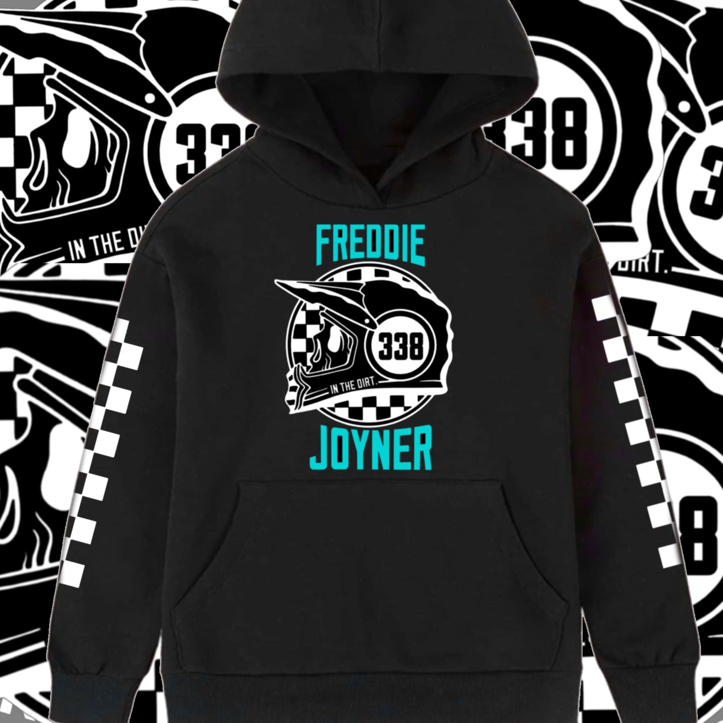 Custom checkered lid print