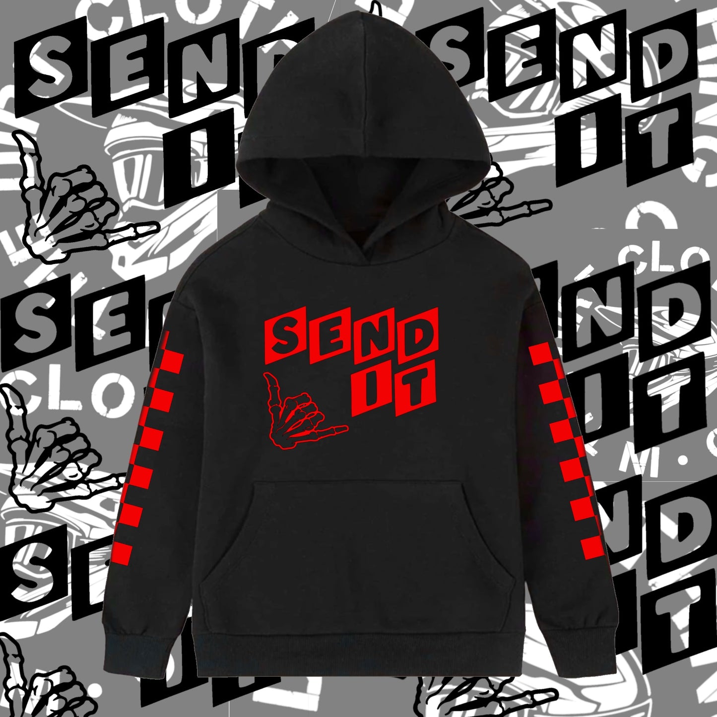 Send it skully print - kids