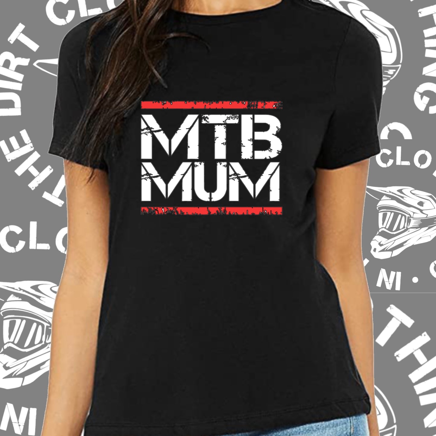 MTB mum block tee