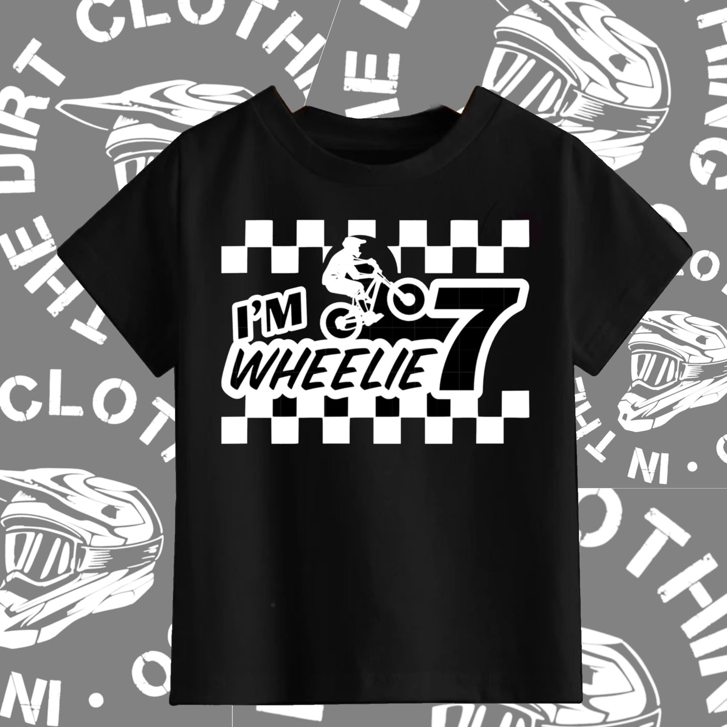 birthday T-shirt - any number, colour & bike