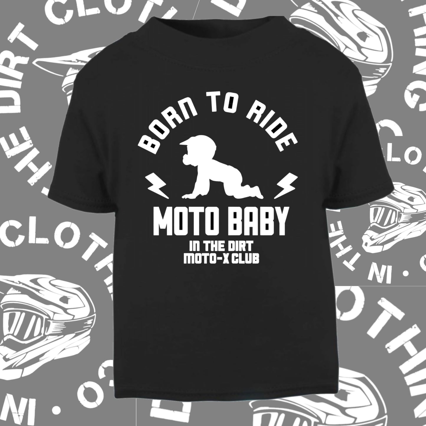 Born to ride moto baby Tee