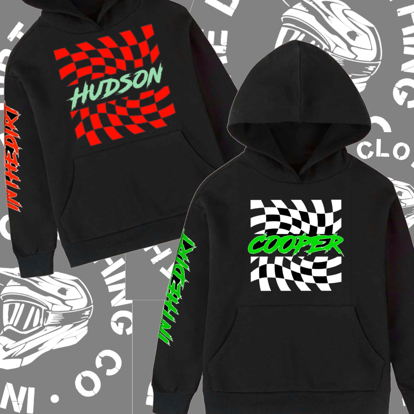 Checkerboard name print