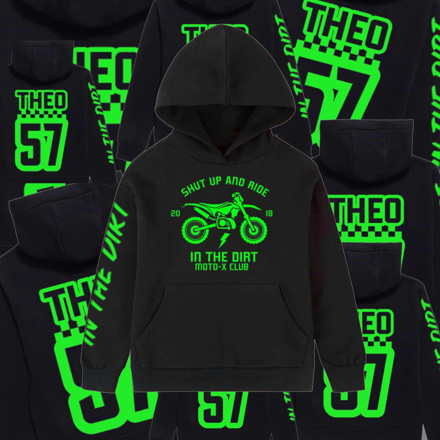 Shut up and ride MOTO print