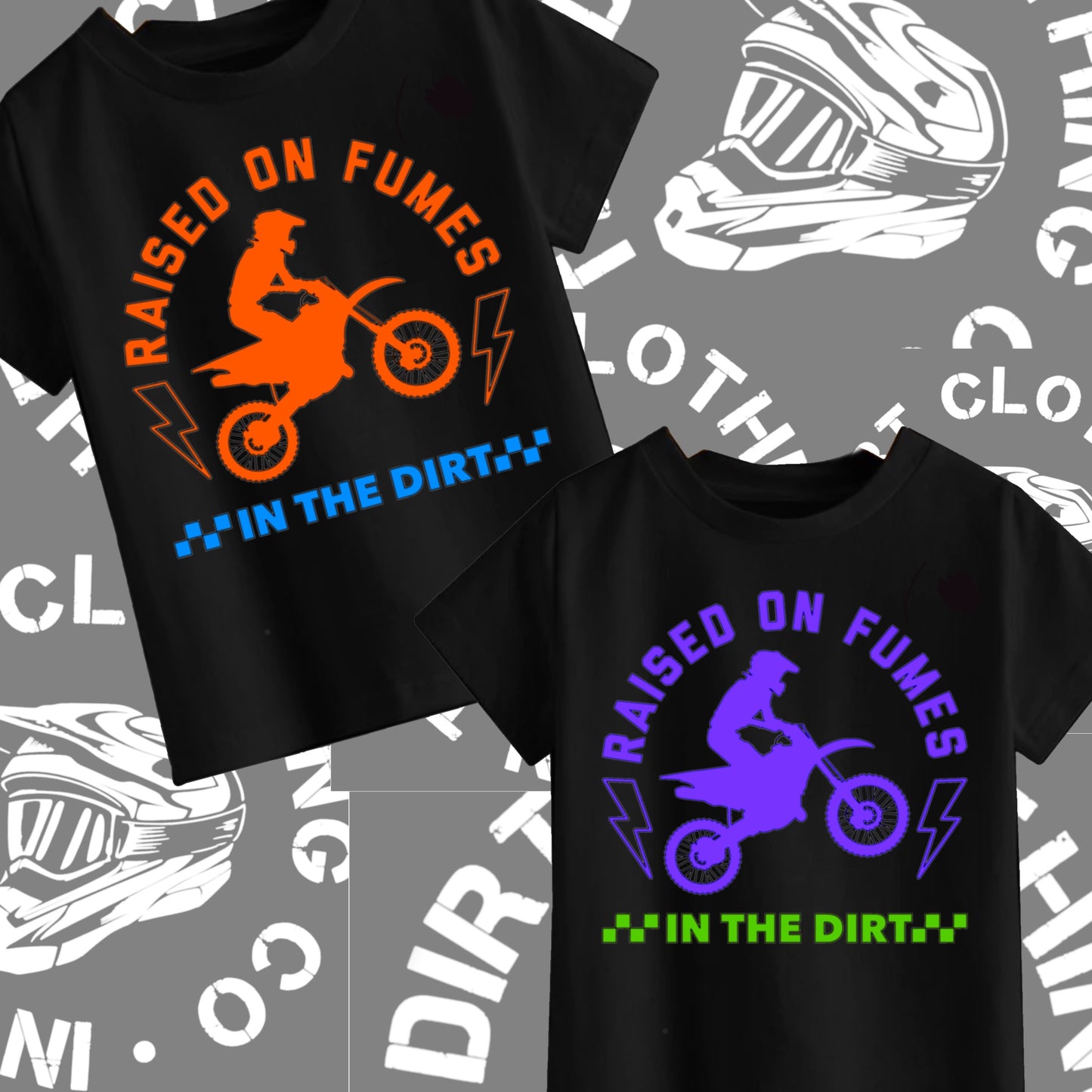 Raised on fumes print