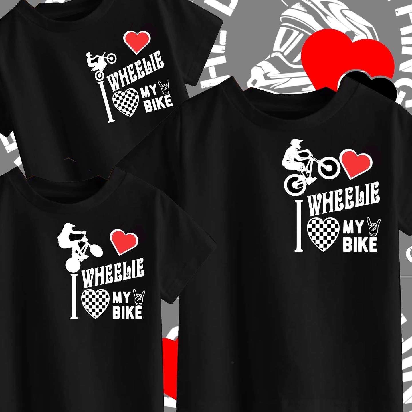 I wheelie love my bike print