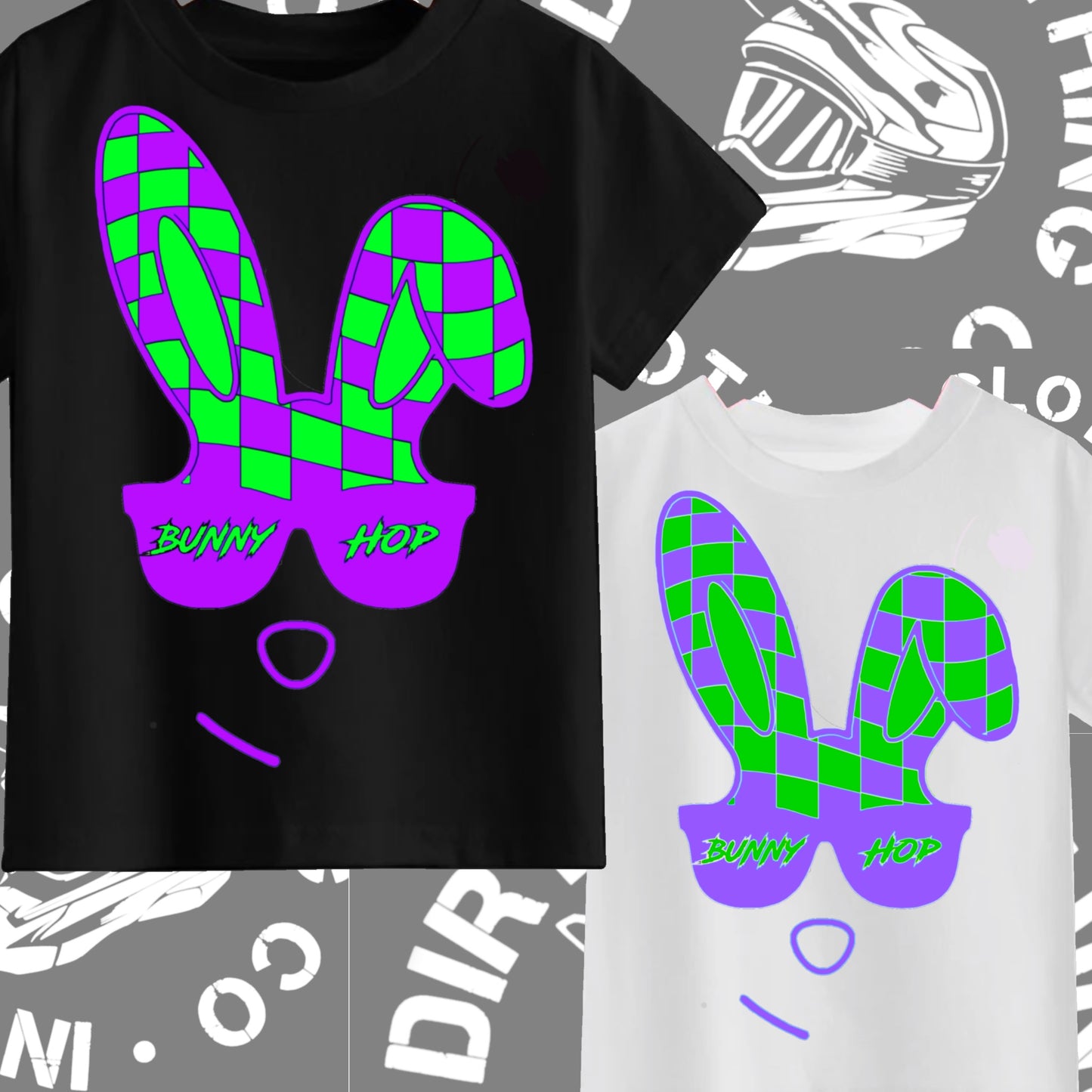 Bunny hop Easter tee