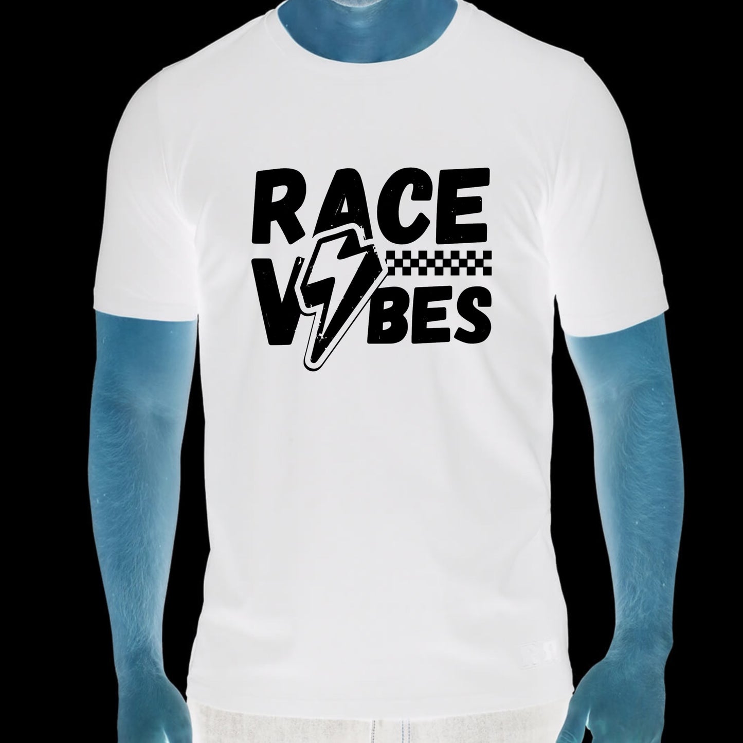 Race vibes print - mens