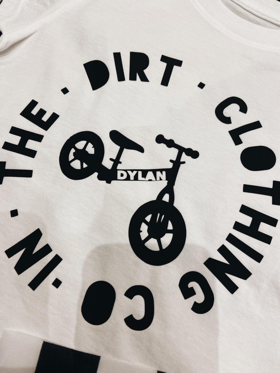 Personalised balance bike tshirt
