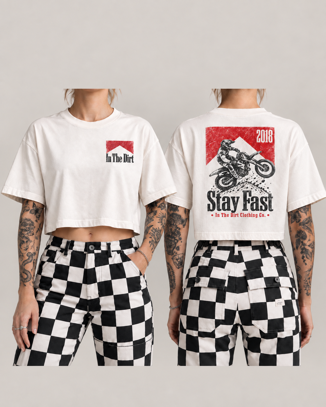 Stay fast heritage tee ladies