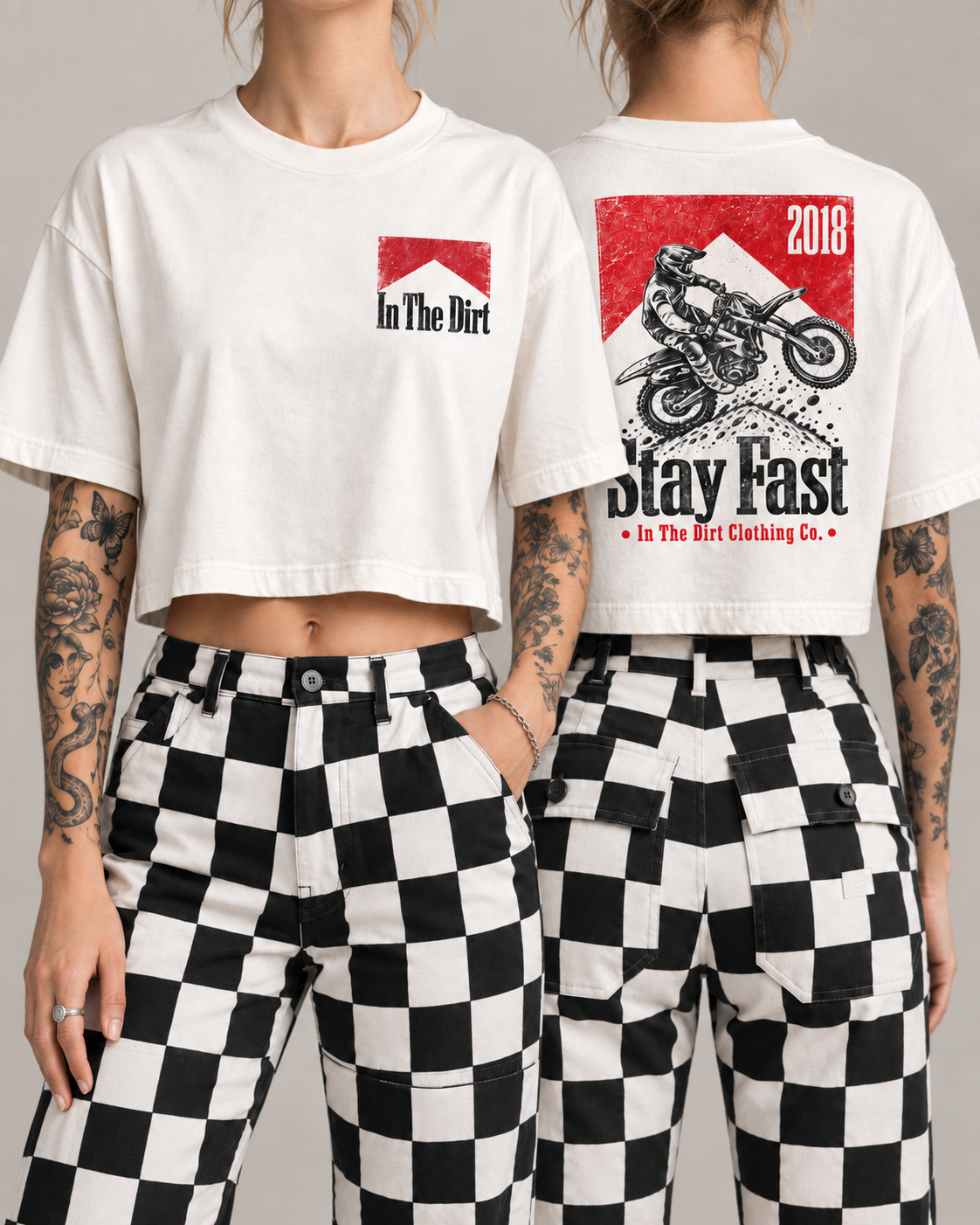Stay fast heritage tee ladies
