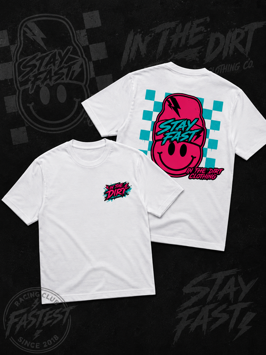 Stay fast beanie print