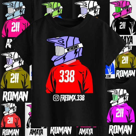 Custom hooded rider print