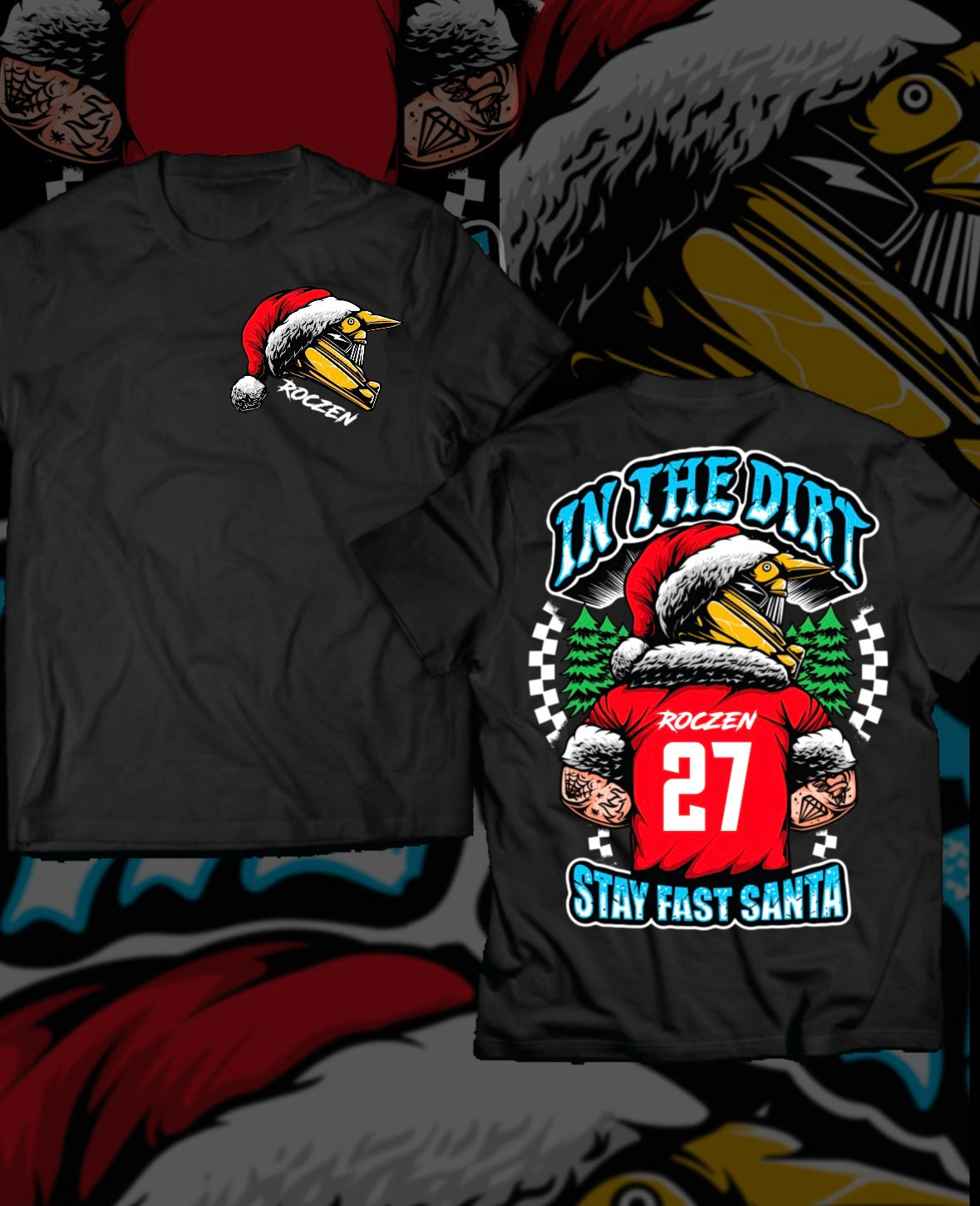 Stay fast Santa Christmas print