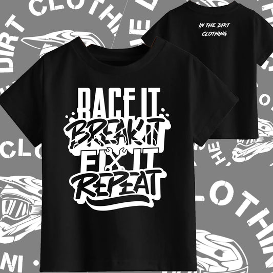 Race it break it fix it tee