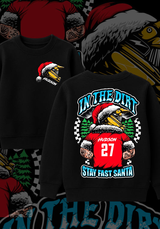 Stay fast Santa Christmas print