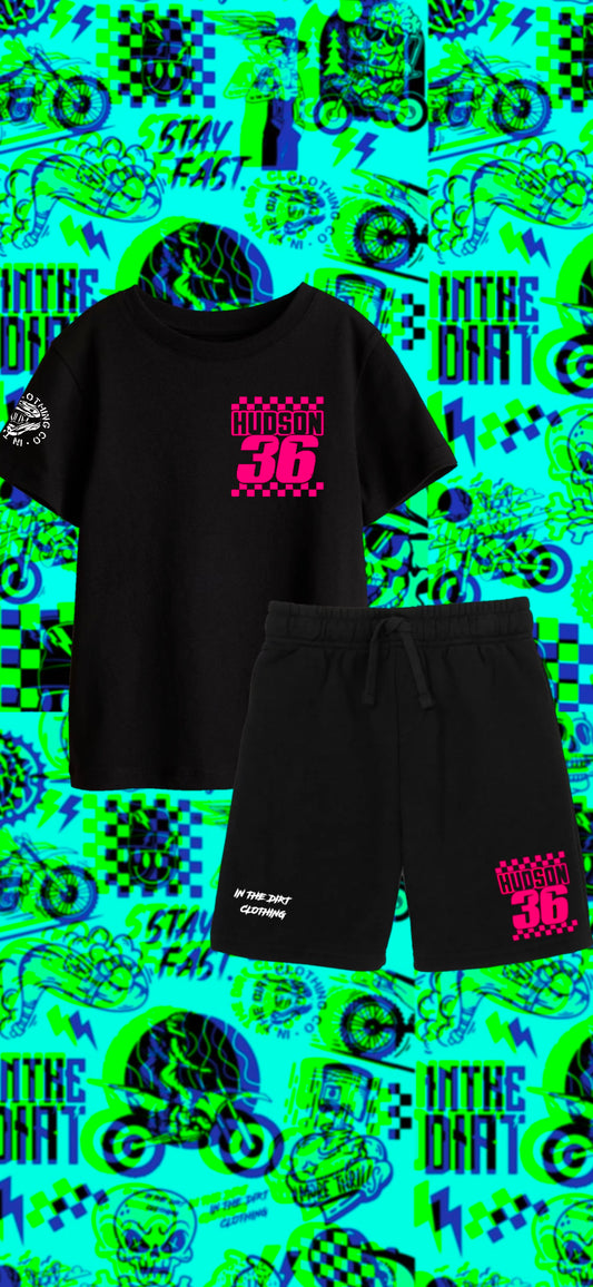 Custom name/ number summer set