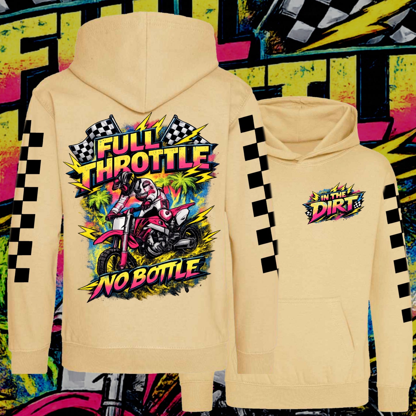 Full throttle stone hoodie