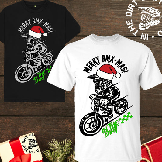 Merry BMX-MAS Christmas print