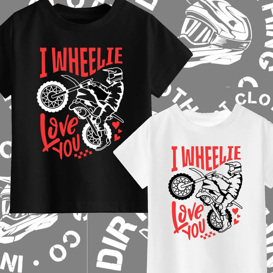 Wheelie love you print