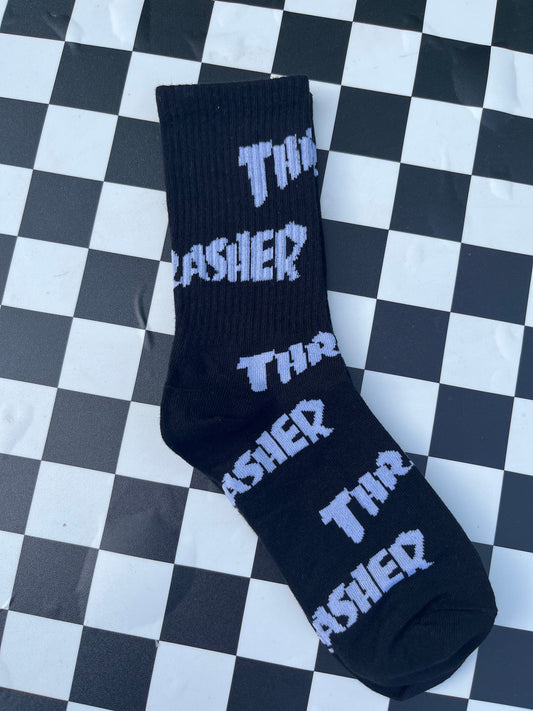 Thrasher black socks