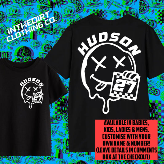 Custom drippy smiler tee