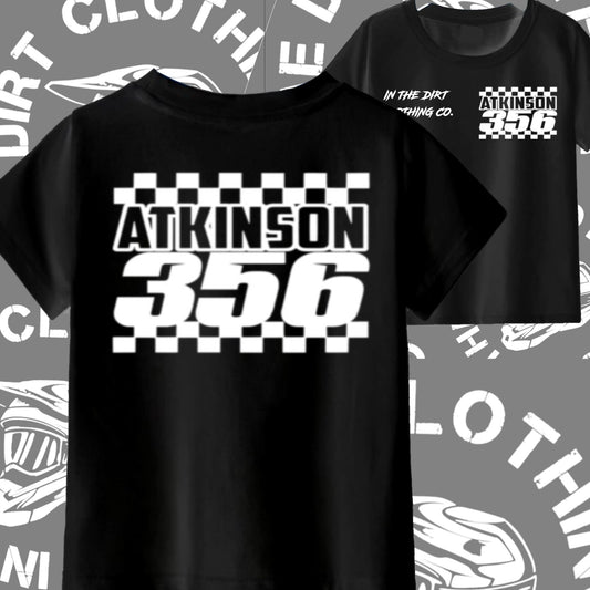 Check name and number custom tee