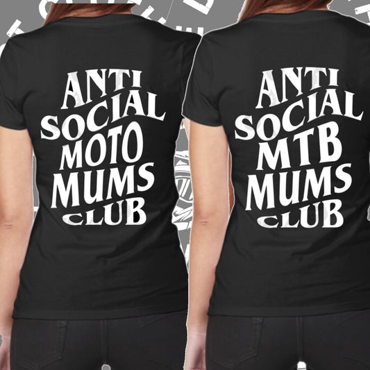 Anti-social mum T-shirt