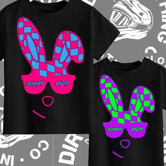 Bunny hop Easter tee