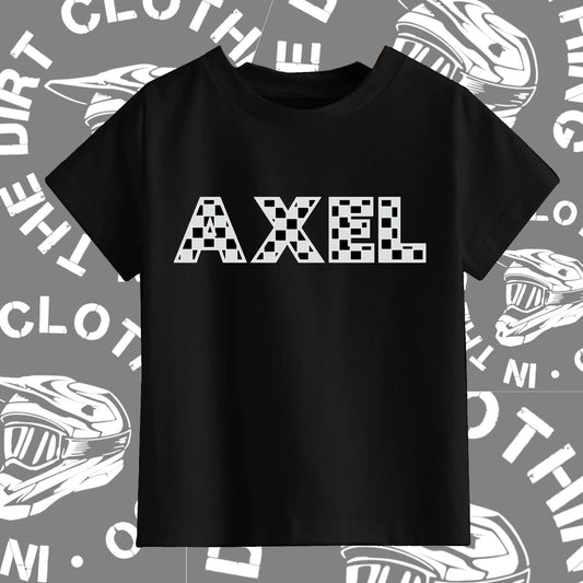 Personalised checkered name T-shirt