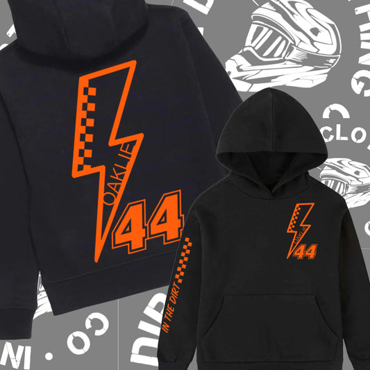 Custom lightning bolt hoodie