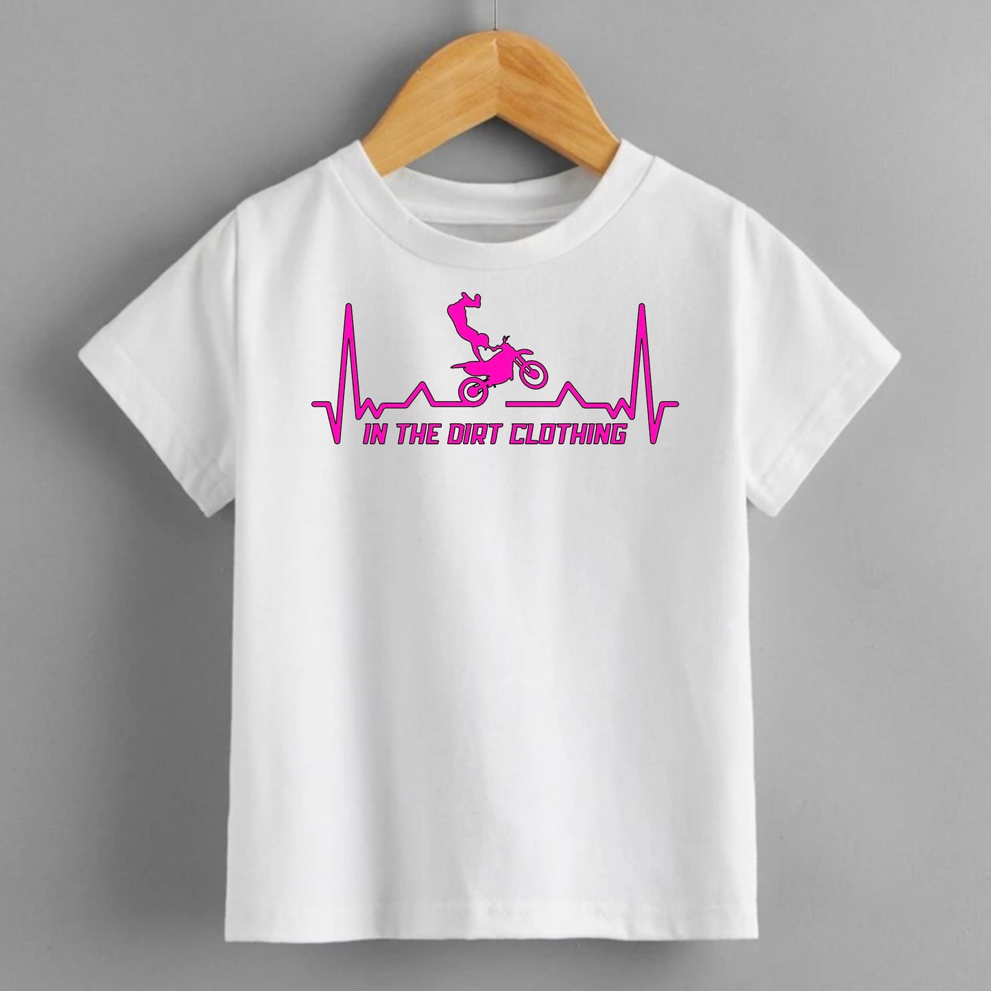 Heartbeat girls bike tee