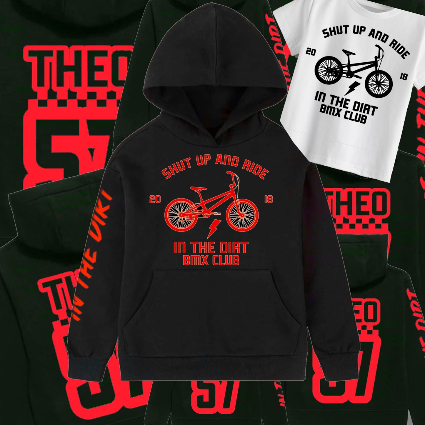 Shut up and ride BMX print