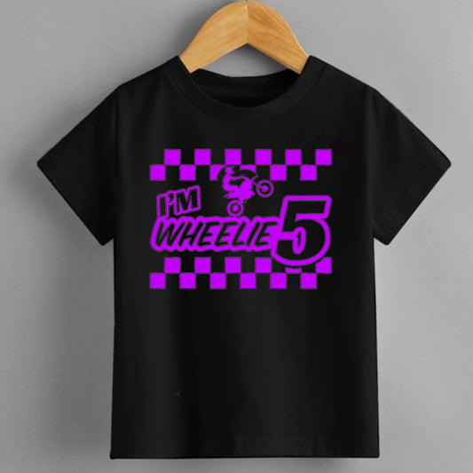 birthday T-shirt - any number, colour & bike